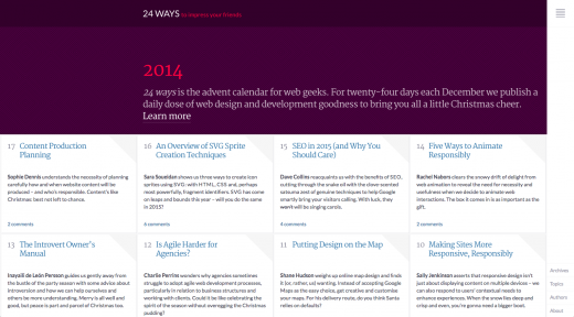 2015 年网站设计我们将看到这十大趋势