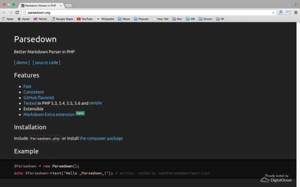 php-tools-parsedown