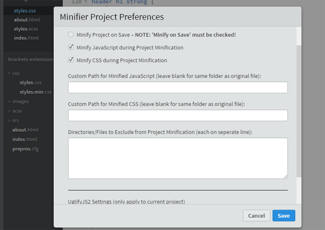 brackets-extension-js-css-minifier