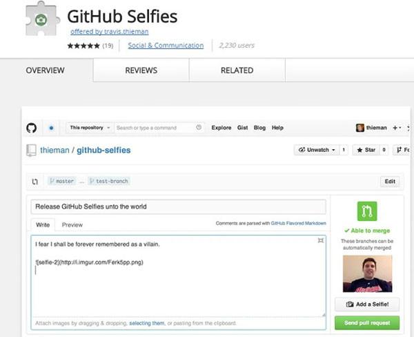 github-selfies